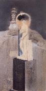 Fernand Khnopff Afier Josephin Peladan Le Vice supreme oil on canvas